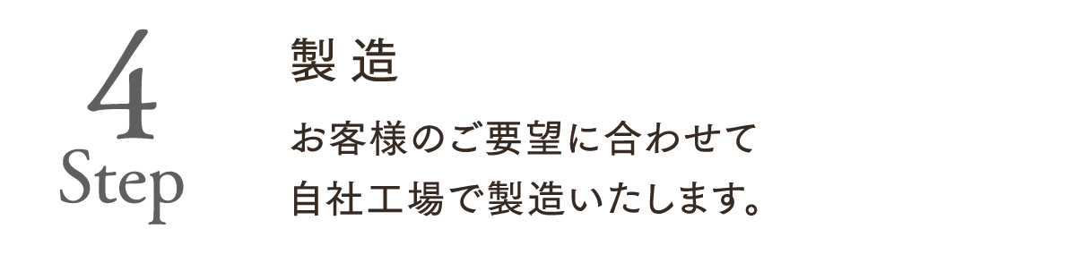 Step4.製造